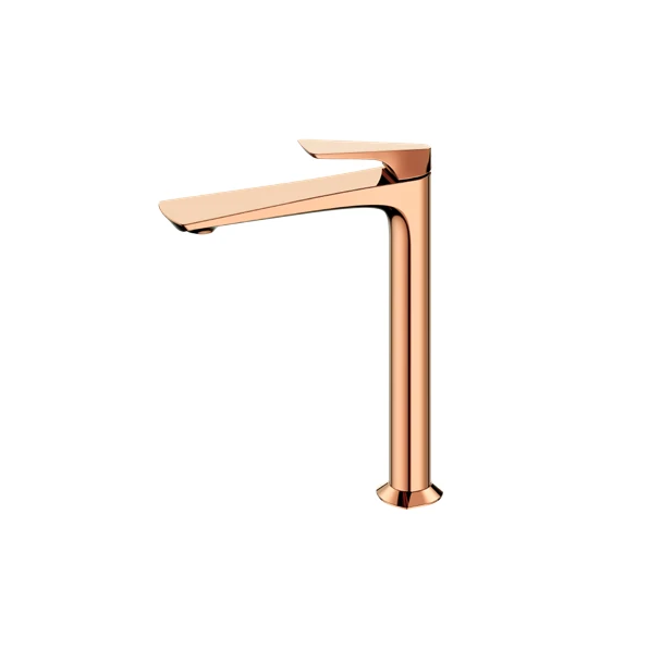 Rose gold finish