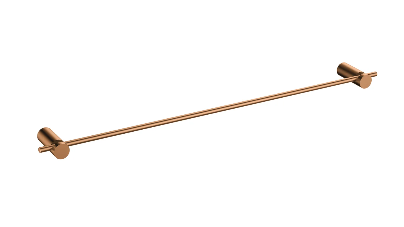 Double towel bar 24807 — Rose gold