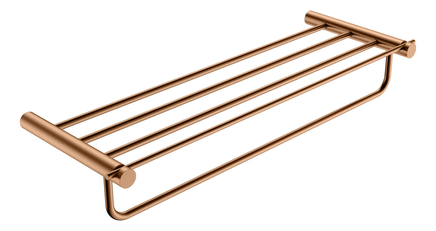 Towel shelf with bar 24813