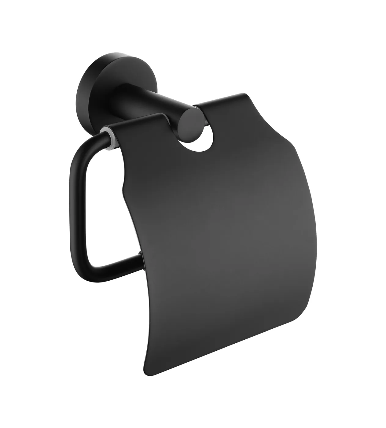 Paper holder with cover LS-1207 — Matt black