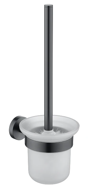 Toilet brush holder LS-1208 — Gun grey