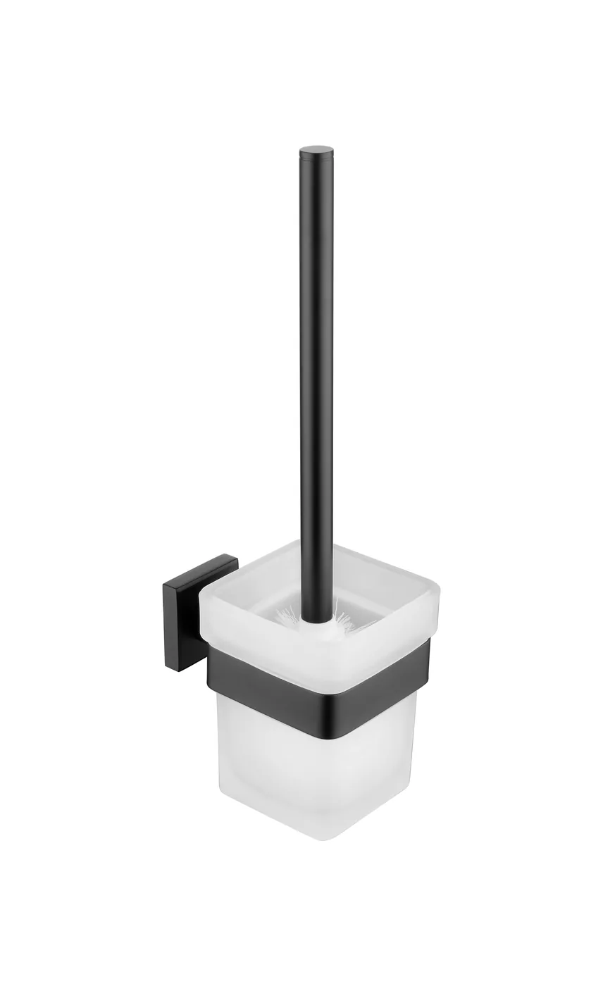 Toilet brush holder LS-2208 — Matt black