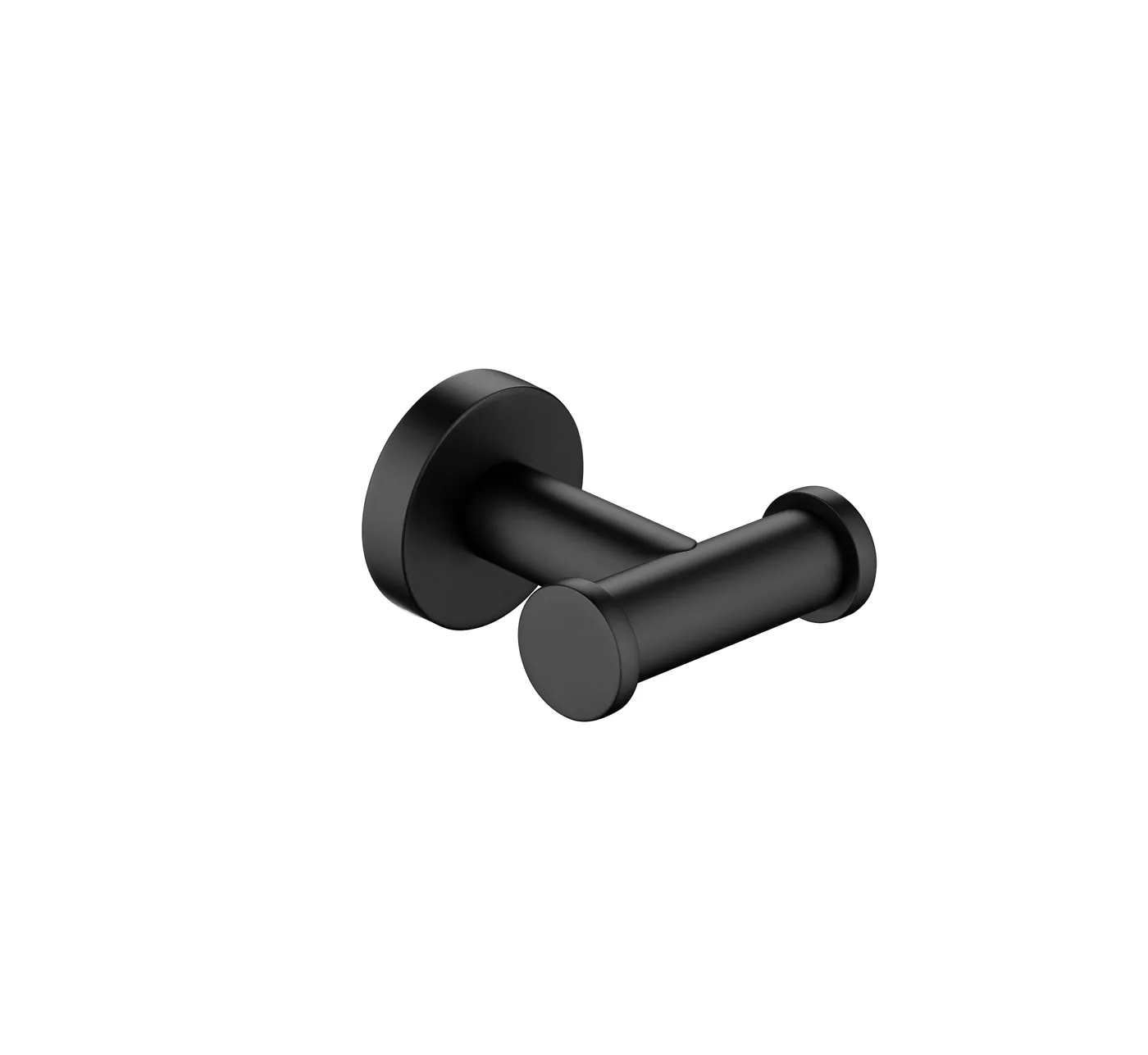 Double robe hook LS-2710 — Matt black