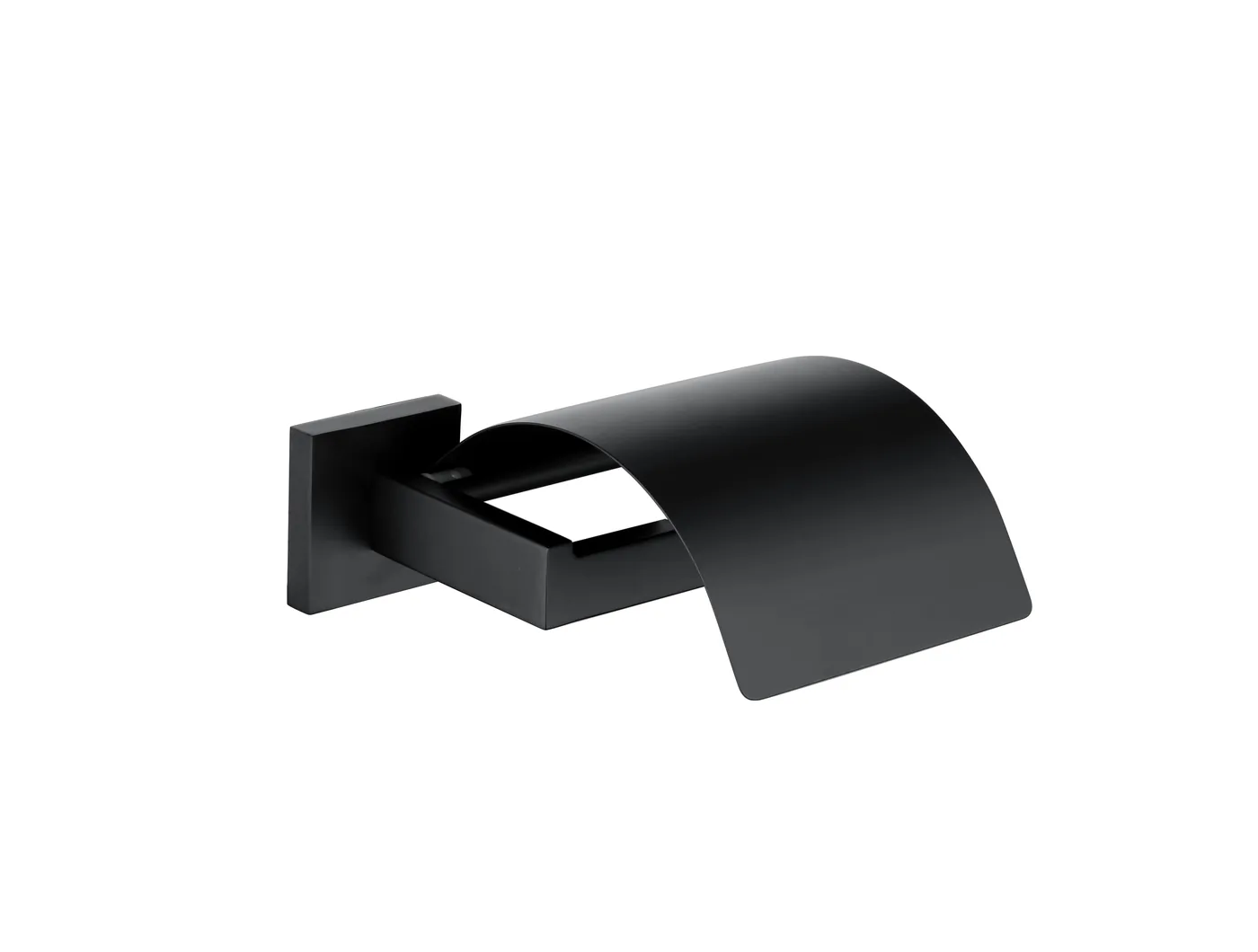 Paper holder with cover LS-2907 — Matt black