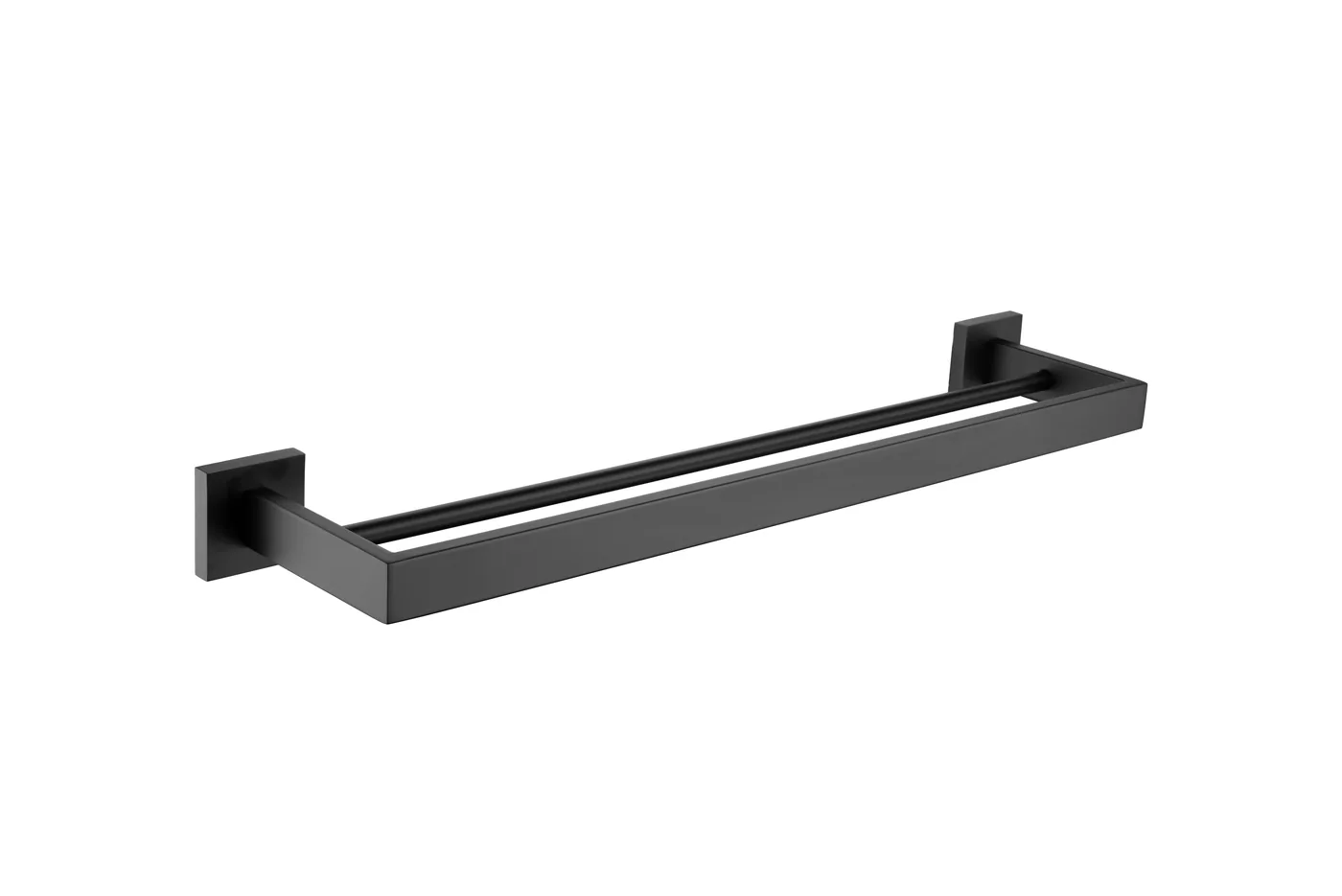 Double towel bar LS-2912 — Matt black