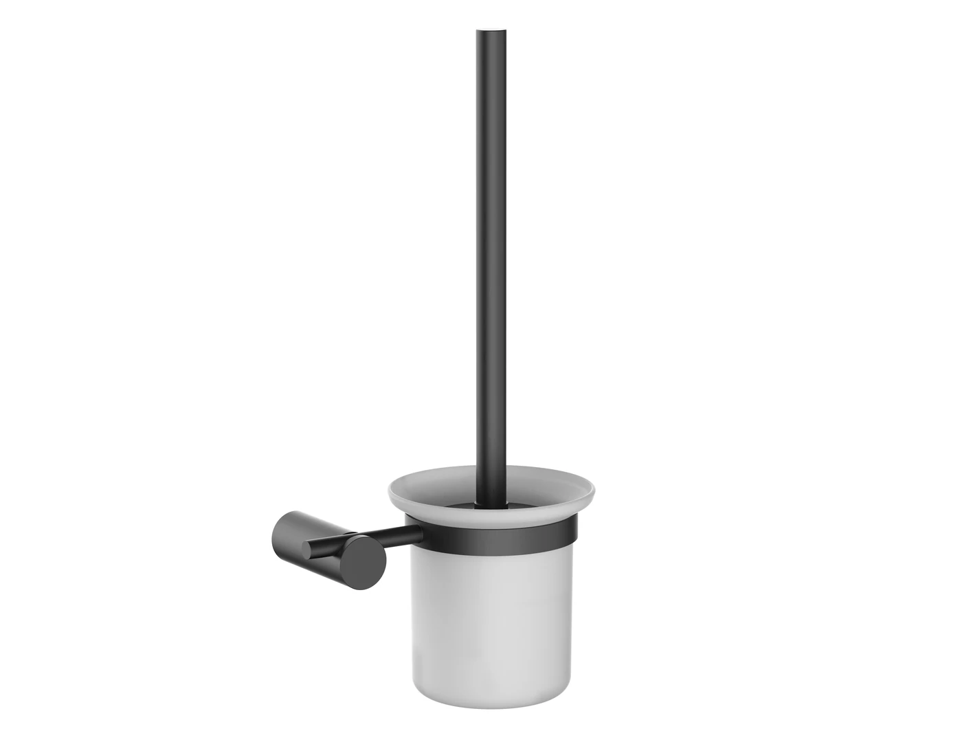 Toilet brush holder LS-9308 — Gun grey