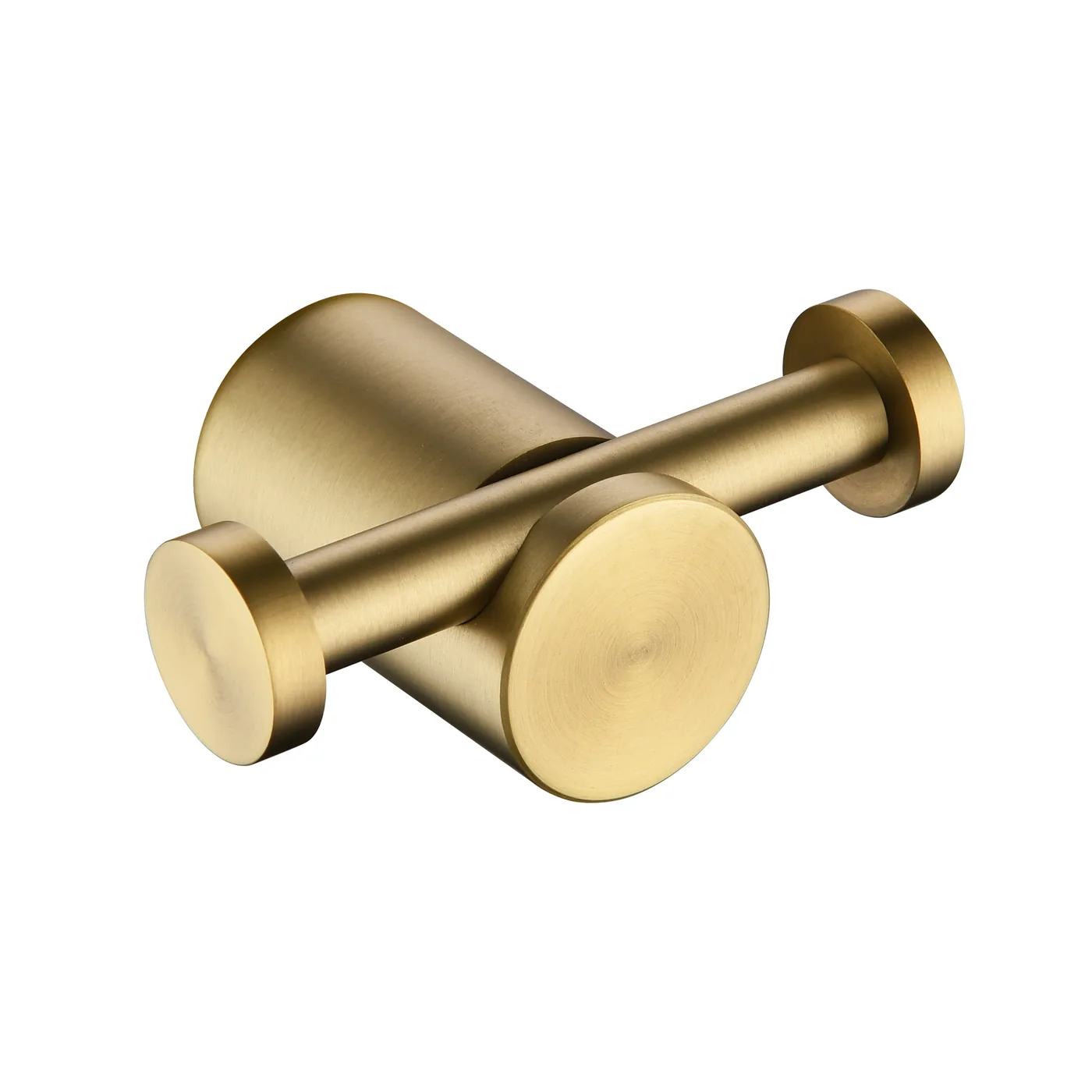 Double robe hook LS-9310 — Brushed gold