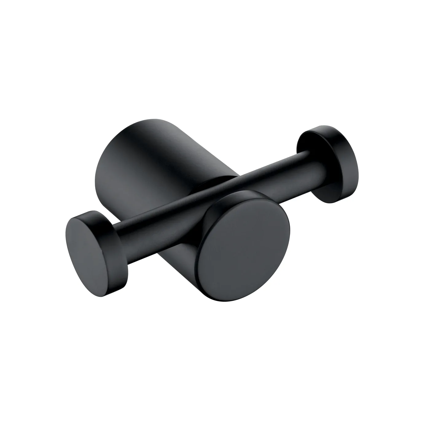 Double robe hook LS-9310 — Matt black