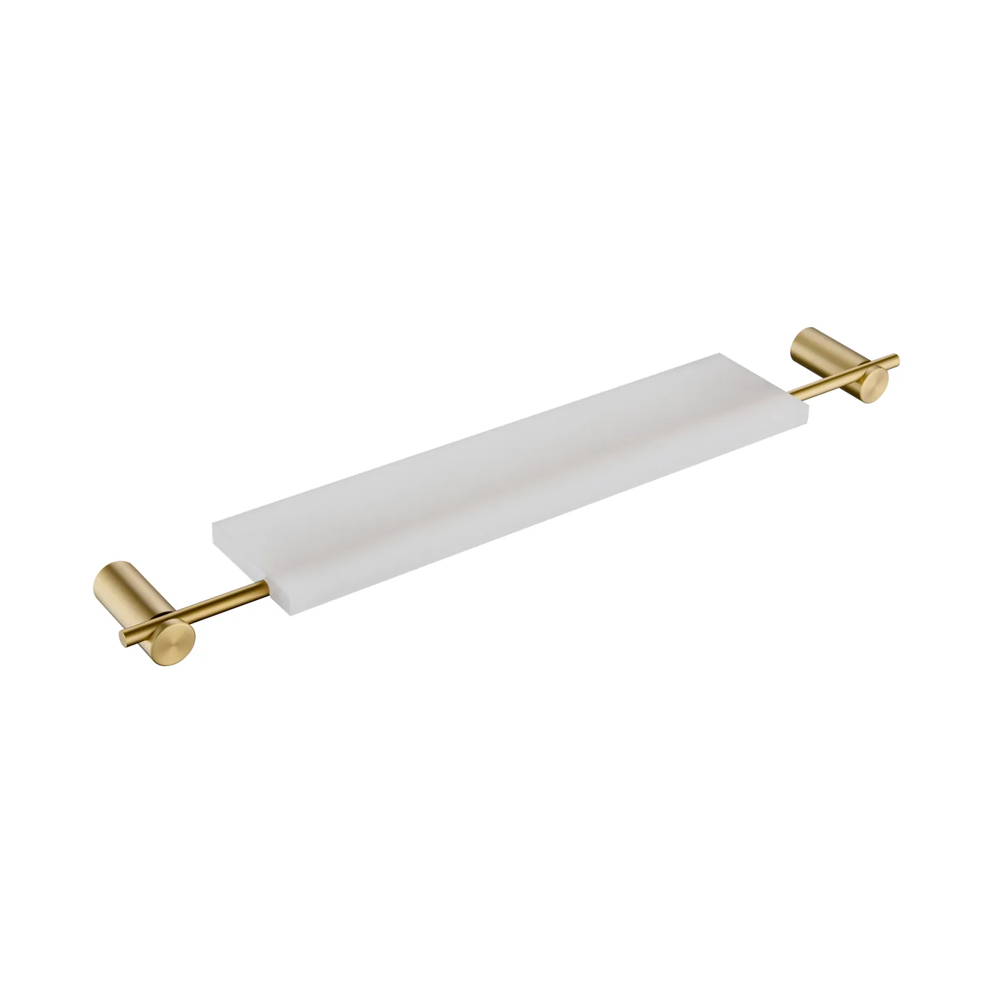 Glass shelf LS-9313 — Brushed gold