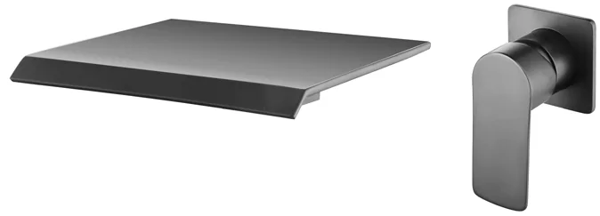 Concealed basin mixers