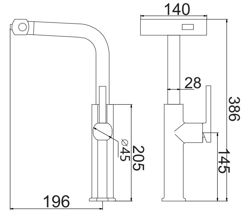 K-6027-4 dimension drawing