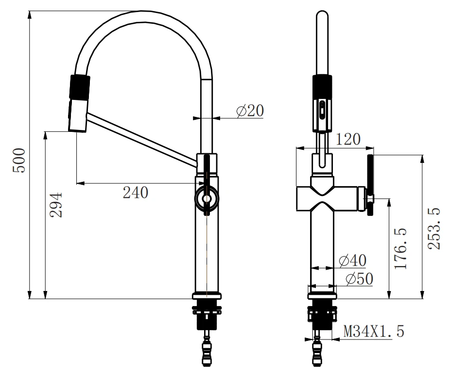 K-8001A dimension drawing